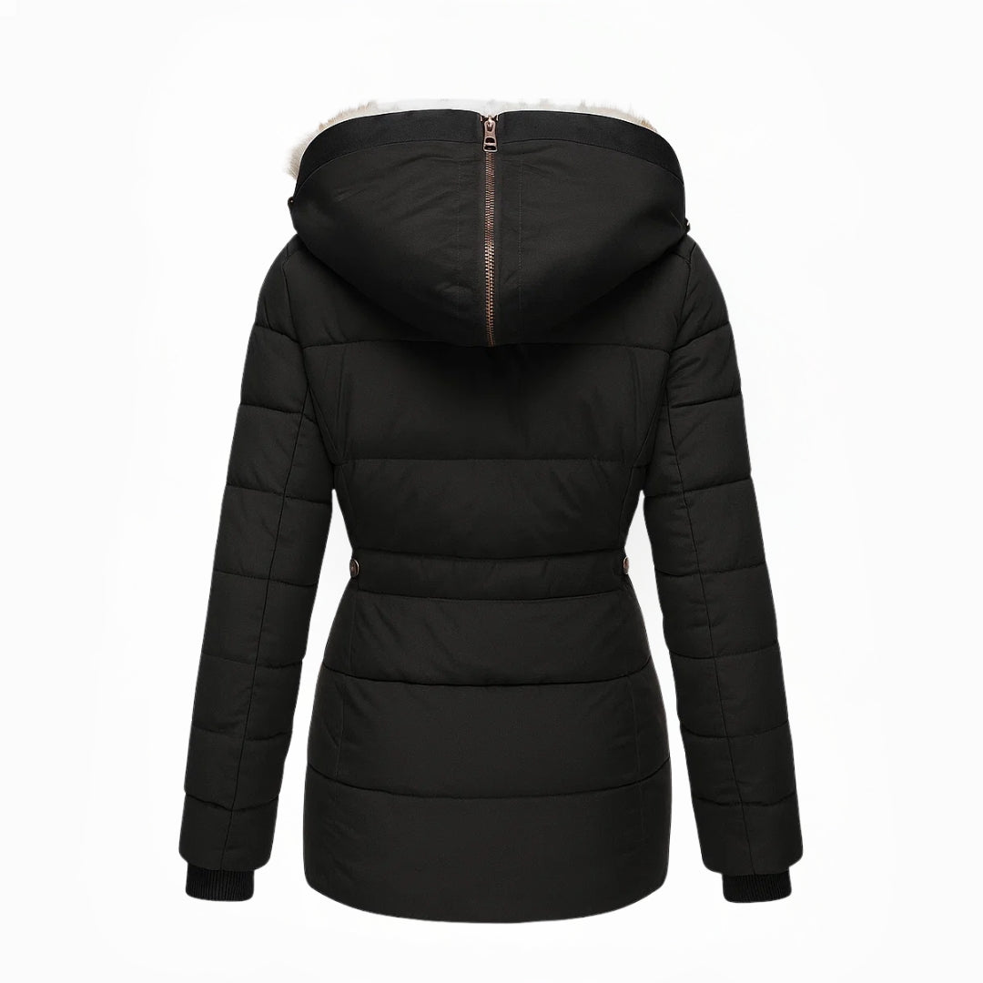 Claudia | Women’s Hooded Insulated Quilted Winter Coat