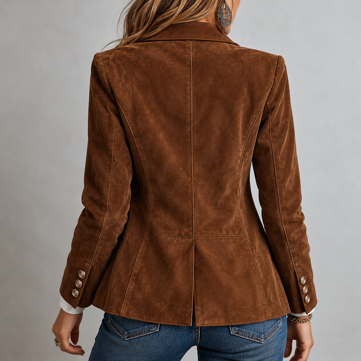 Margenta Women’s Tailored Fitted Blazer