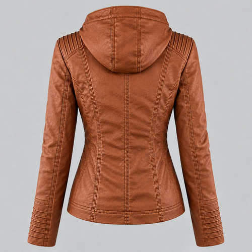 Callista | Hooded Moto Jacket