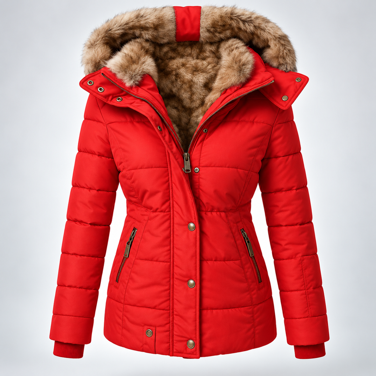 Claudia | Women’s Hooded Insulated Quilted Winter Coat