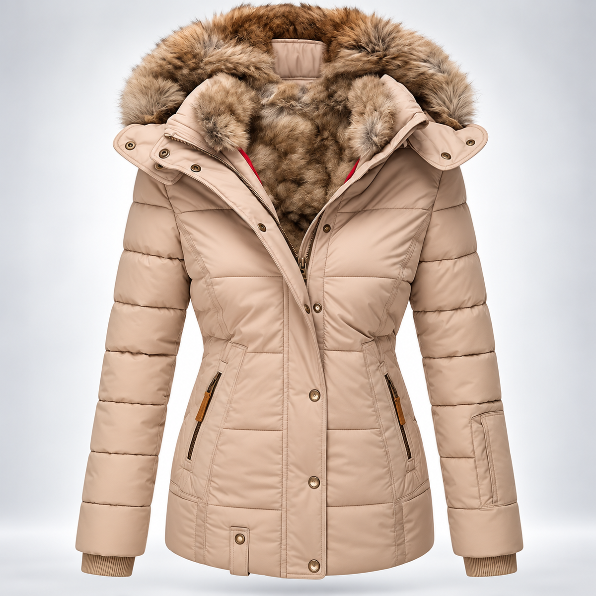 Claudia | Women’s Hooded Insulated Quilted Winter Coat