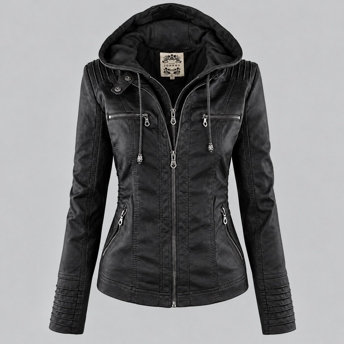 Callista | Hooded Moto Jacket