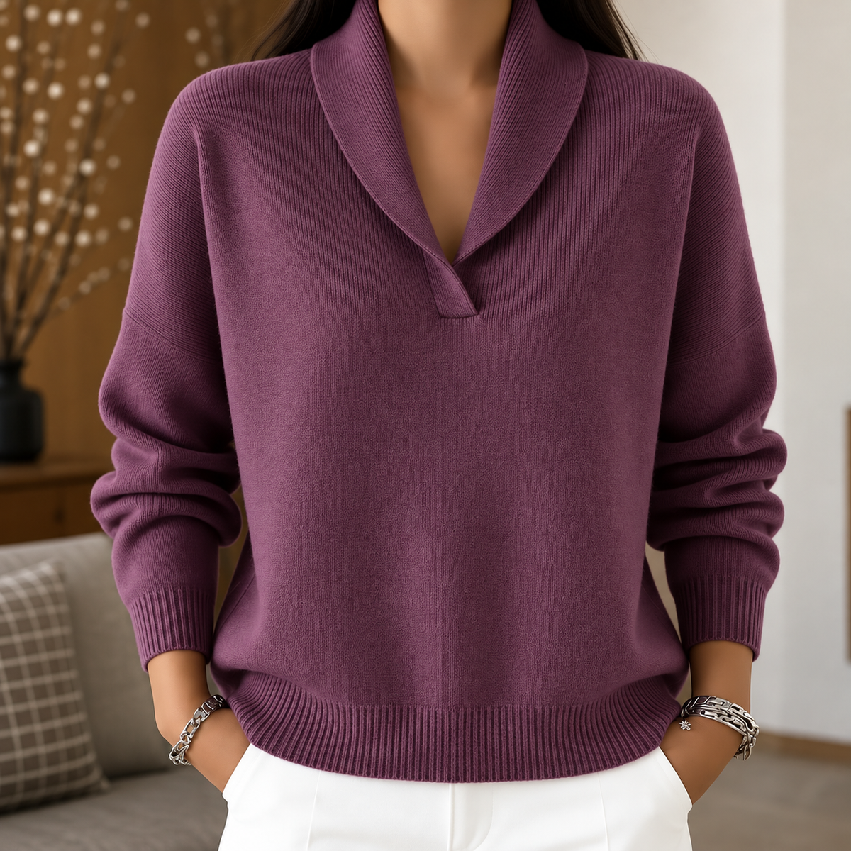 Audrey™ | V-Neck Sweater