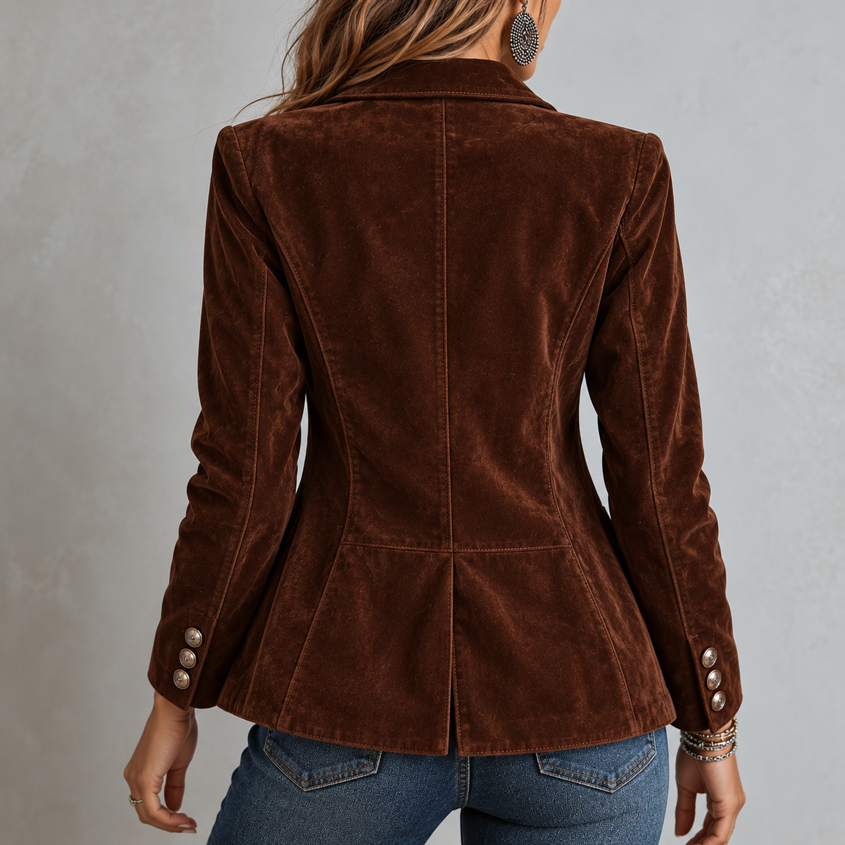 Margenta Women’s Tailored Fitted Blazer
