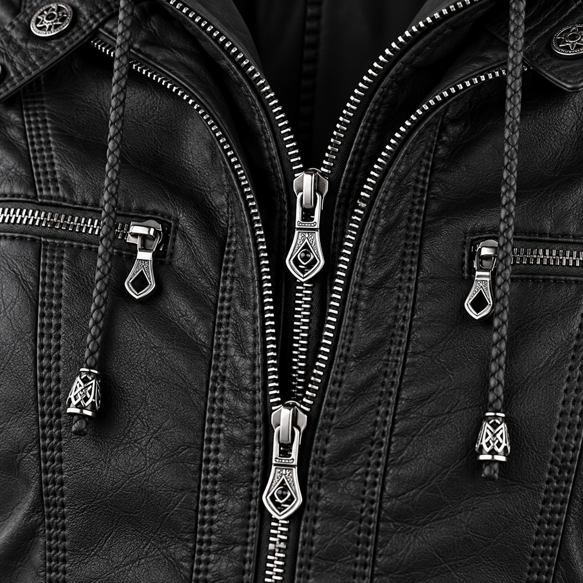 Callista | Hooded Moto Jacket