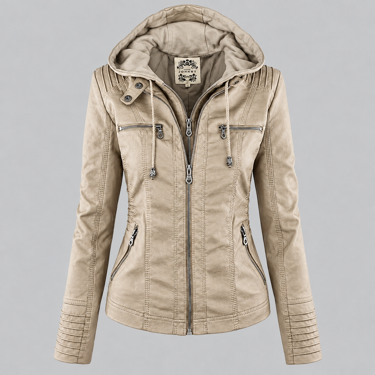 Callista | Hooded Moto Jacket