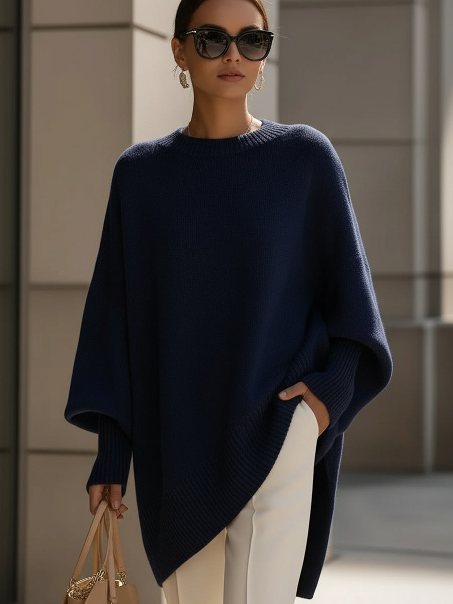 ABIGAIL | Women's Oversized Drape Knit Sweater