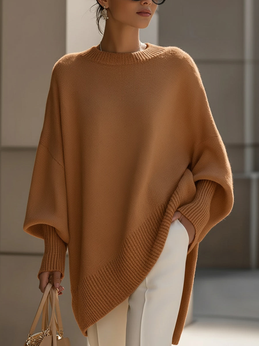 ABIGAIL | Women's Oversized Drape Knit Sweater