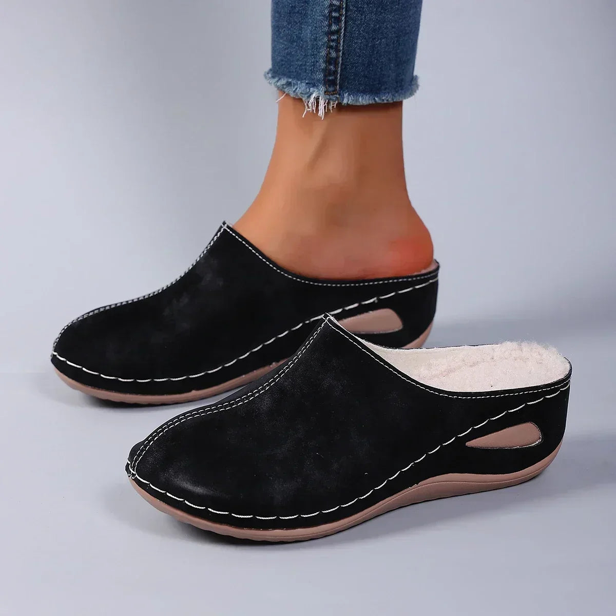 Freya | Warm Faux-Fur Lined Slippers