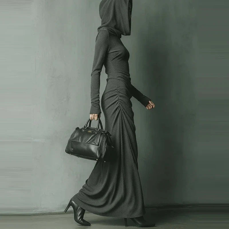 Stacia | Hooded Maxi Dress
