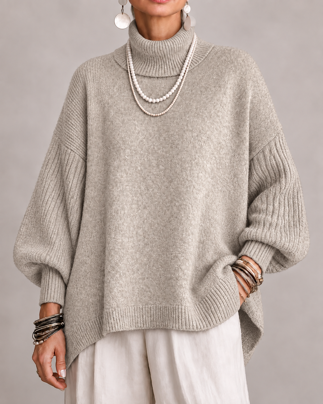 Lucienne Cozy Draped Wrap