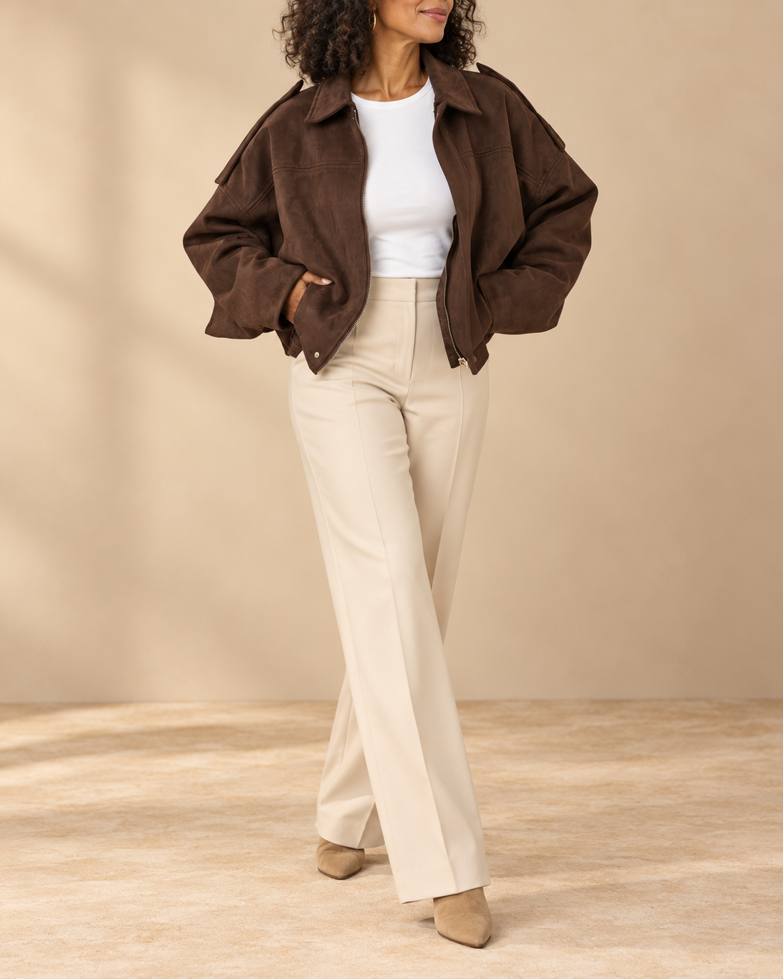 Josie | Belted Long Lapel Coat