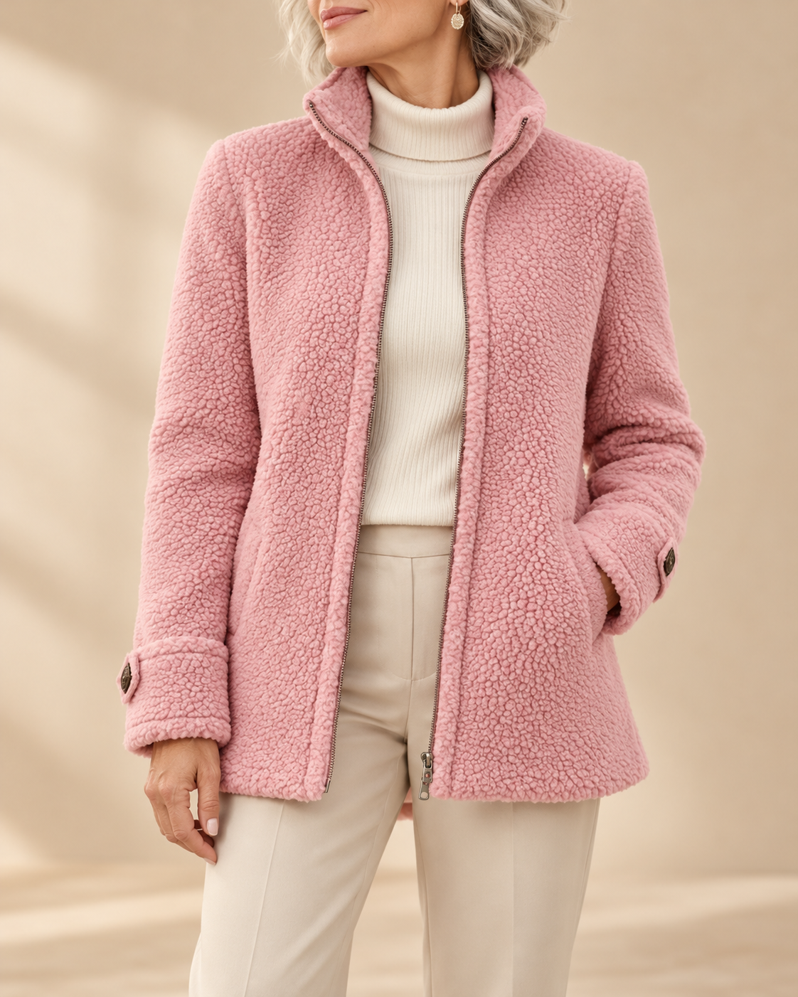 Judith | Cozy Stand-Collar Full-Zip Jacket