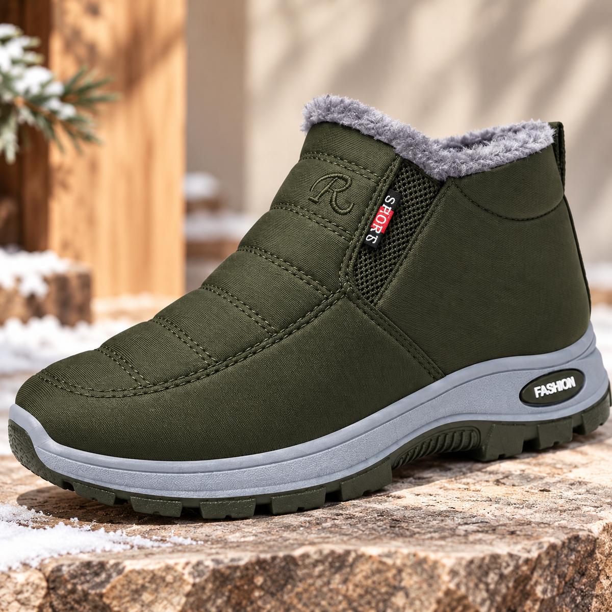 Sianna™ | Quilted Waterproof Slip-On Ankle Boots