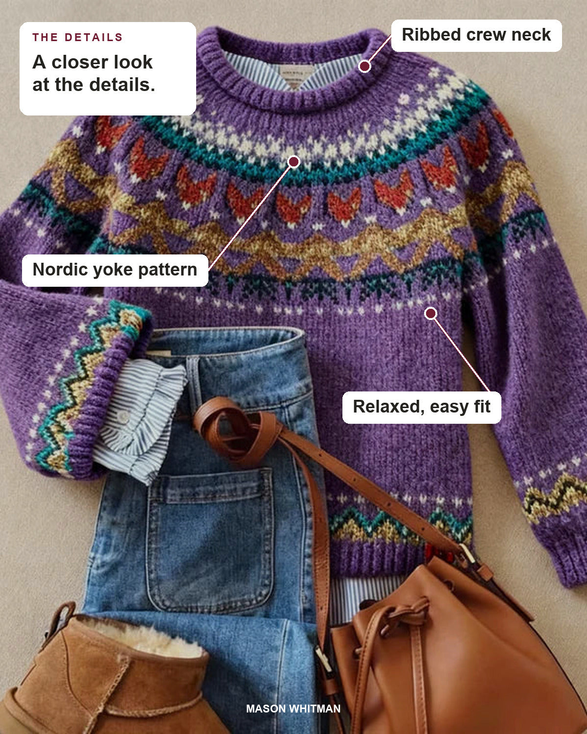 Ingrid | Nordic Knit Sweater