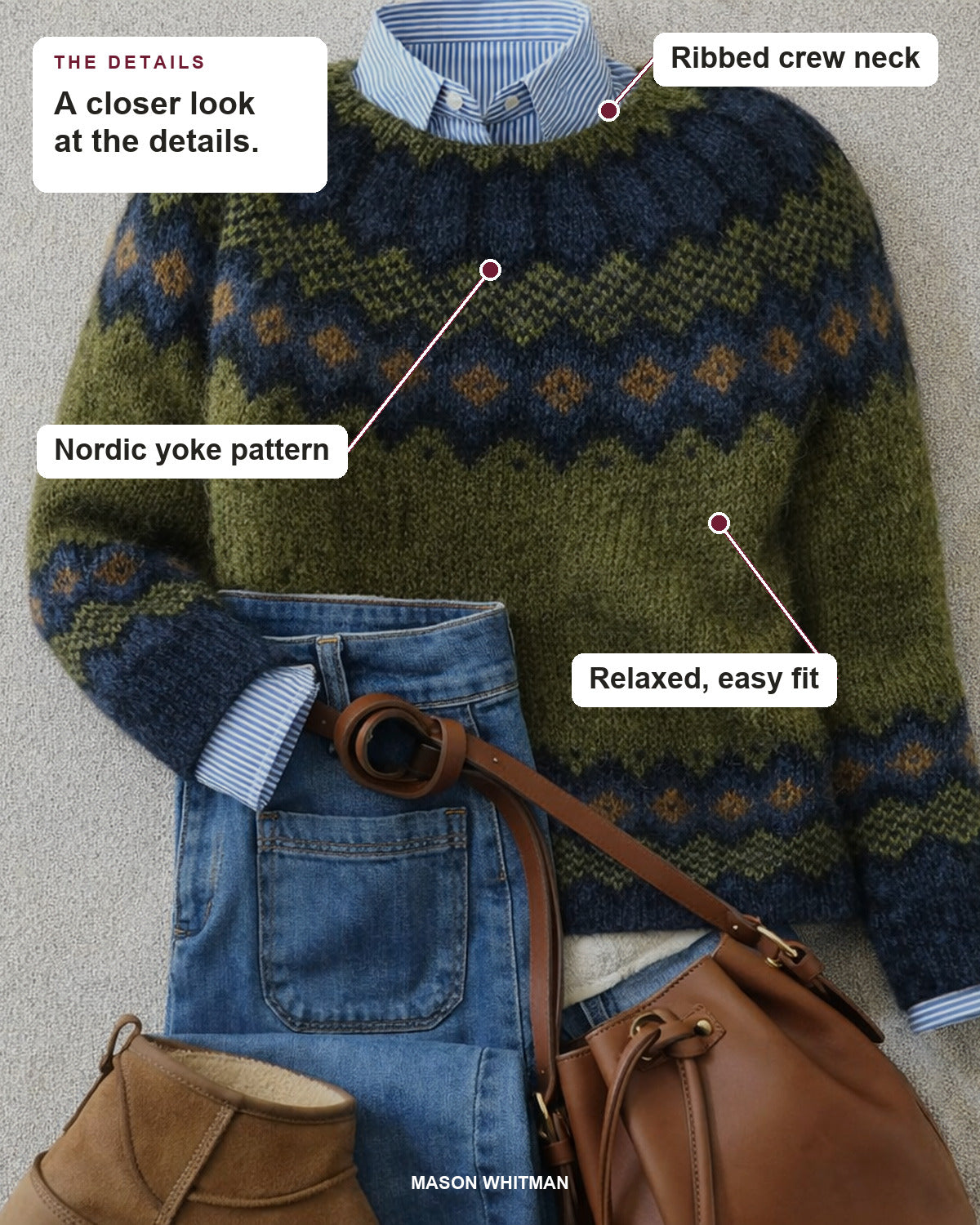 Jessica | Nordic Knit Sweater