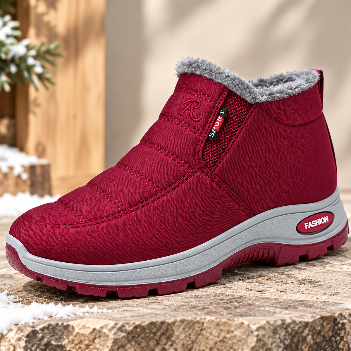 Sianna™ | Quilted Waterproof Slip-On Ankle Boots