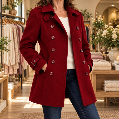 Danielle | Elegant Longline Trench Coat