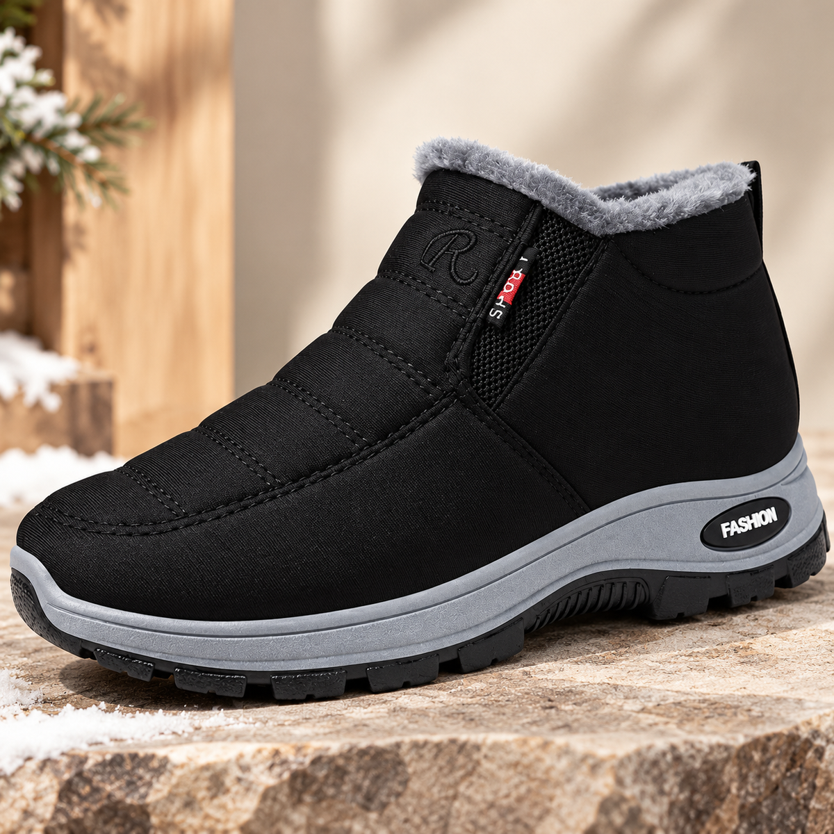 Sianna™ | Quilted Waterproof Slip-On Ankle Boots